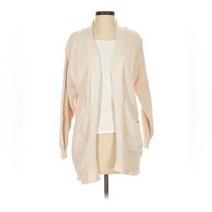 Universal Thread Cream Open-Front Women's Sweater